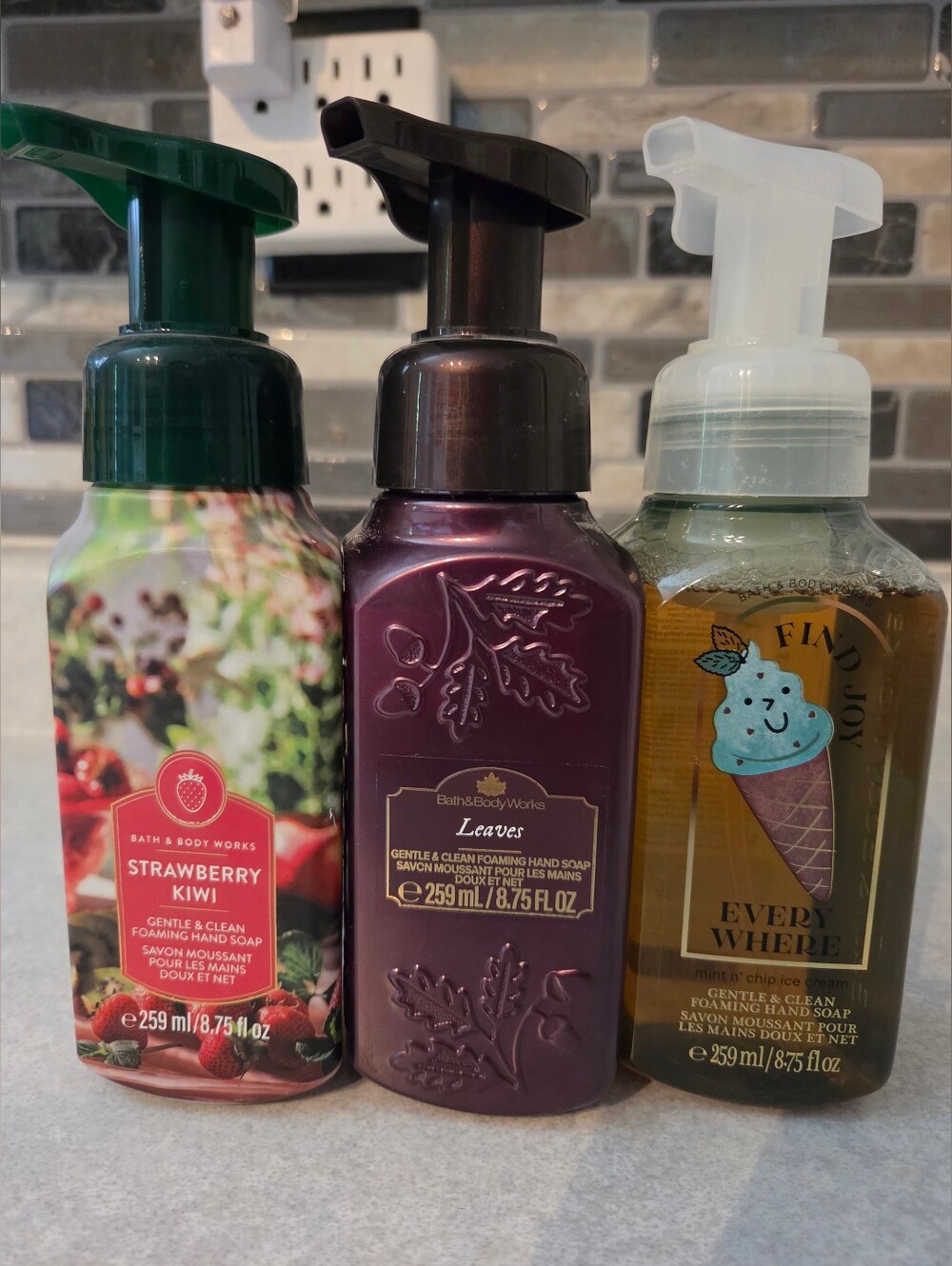 Bath & Body Works Summer Trio Foaming Hand Soaps